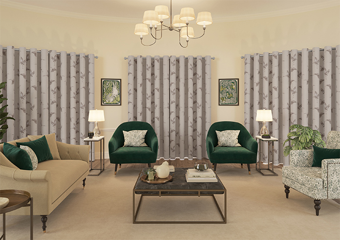 Cranes, Pearl - Made to Measure Curtains - Image 14